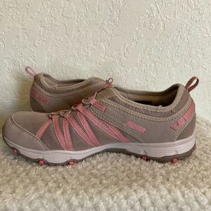 Skechers Women’s Air Cooled Memory Foam, Sz 10 SN158049 Beige Slip On Sneakers